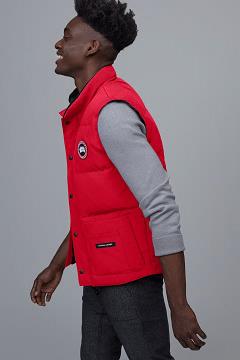 Chamarras Canada Goose Hombre Outlet - Freestyle Chalecos Rojos UO2148079